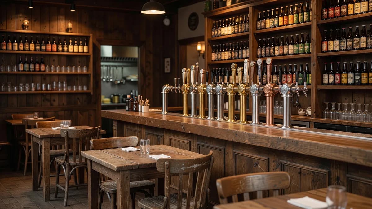 Thriving Bar Specializing in Craft Beers and Bratwurst