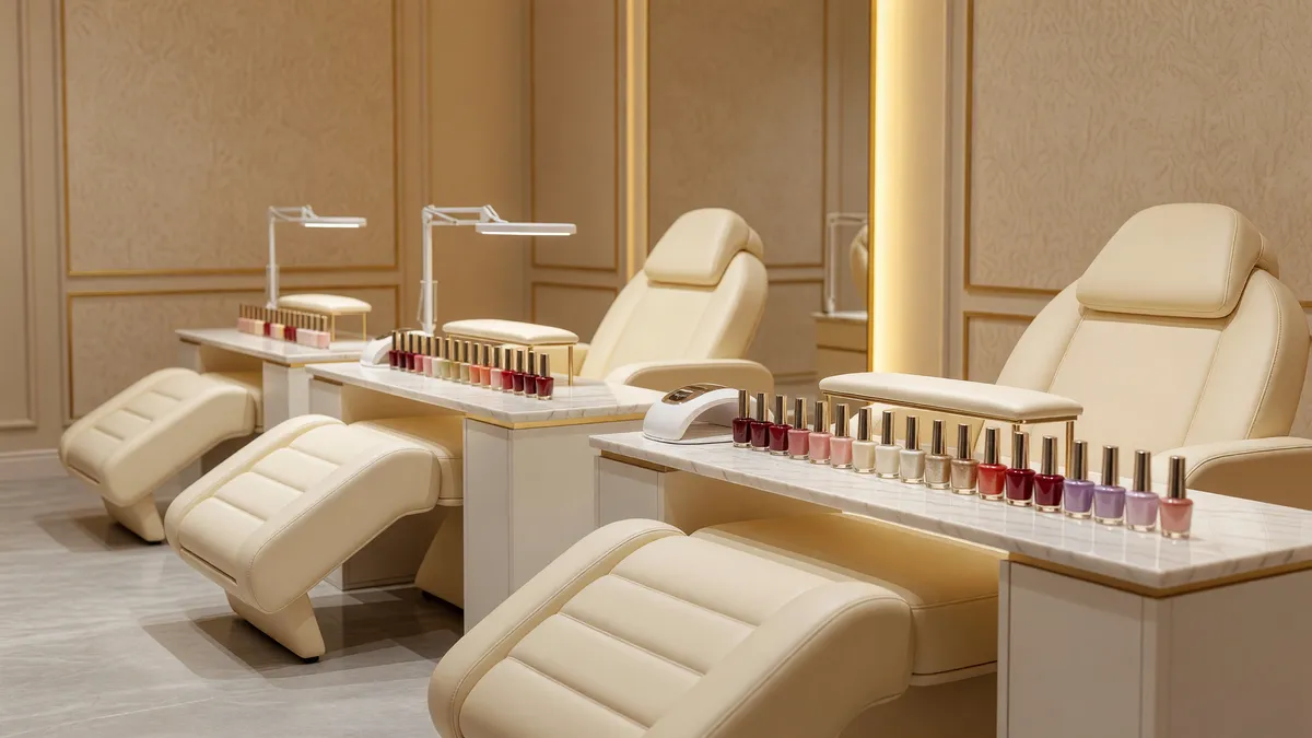 VERY ELEGANT NAIL AND BEAUTY SALON FOR SALE