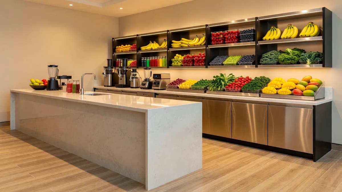 Vibrant Smoothie and Energy Drink Bar for Sale