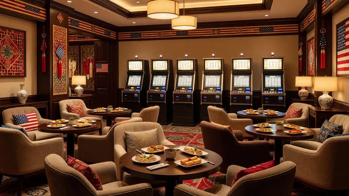 Thriving Lottery Venue with Six Machines