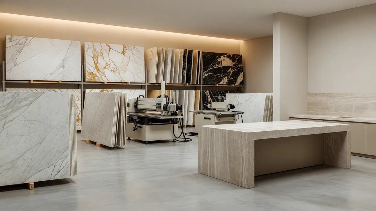 Established Custom Marble Fabrication and Installation Business