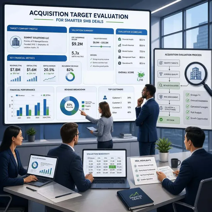 Acquisition Target Evaluation for Smarter SMB Deals