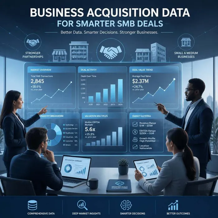 Business Acquisition Data for Smarter SMB Deals