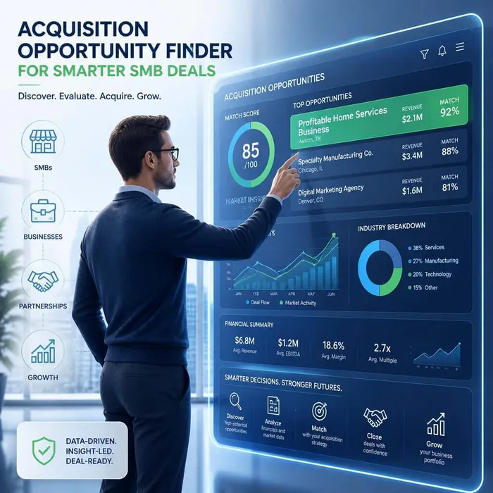 Acquisition Opportunity Finder For Smarter SMB Deals