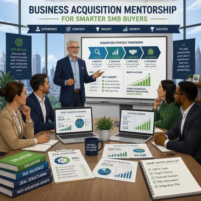Business Acquisition Mentorship For Smarter SMB Buyers