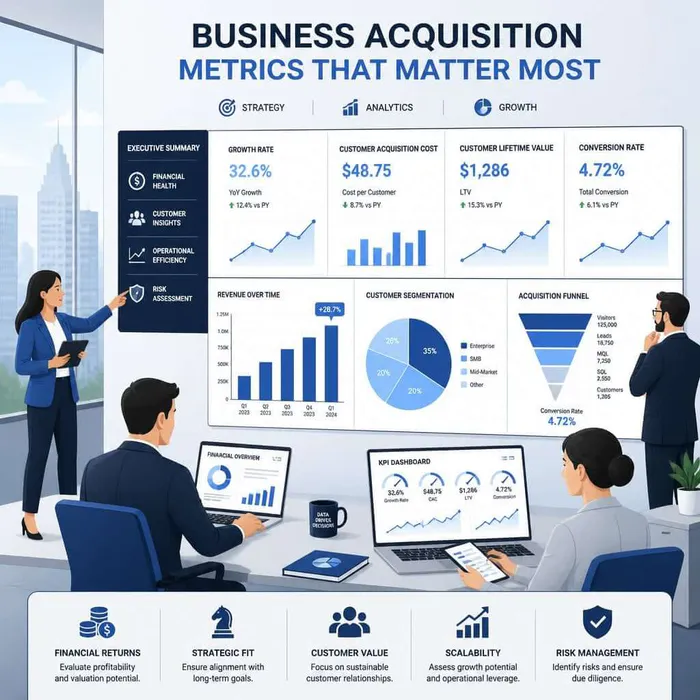 Business Acquisition Metrics That Matter Most