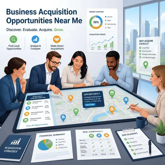 Business Acquisition Opportunities Near Me: How To Find Better Deals