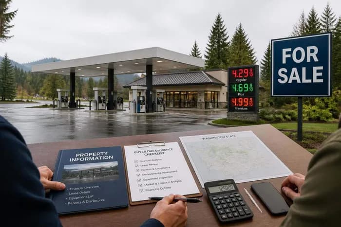 Gas Station For Sale In Washington State: Buyer Guide