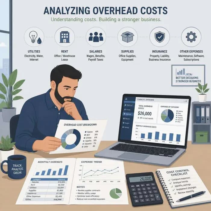 How to Analyze Overhead Costs in Small Companies
