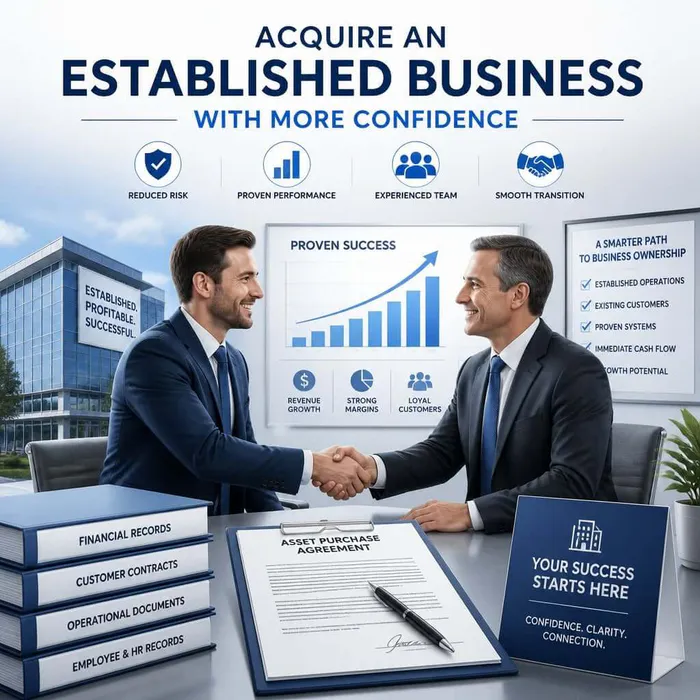 Acquire An Established Business With More Confidence