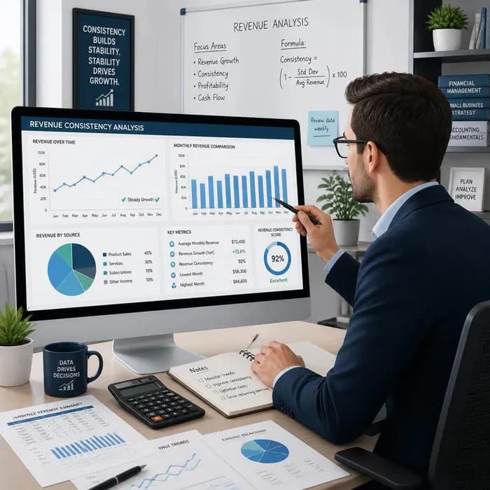 How to Analyze Revenue Consistency in Small Businesses