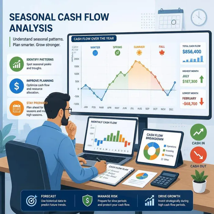 How to Analyze Seasonal Cash Flow Fluctuations