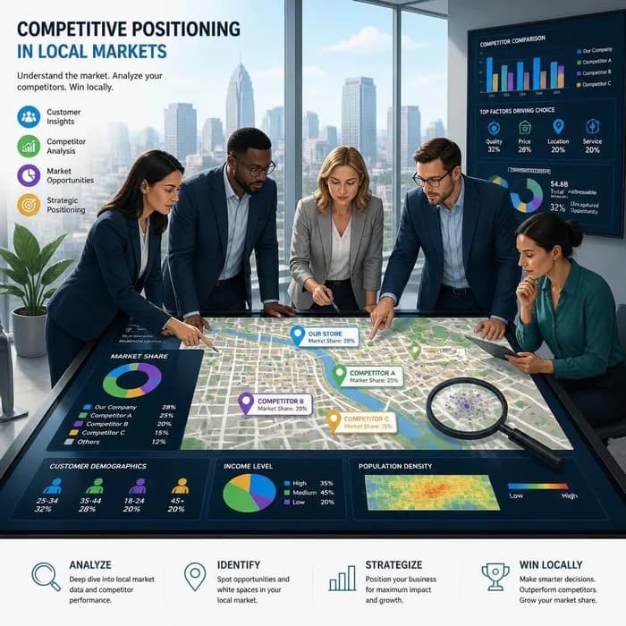 How to Analyze Competitive Positioning in Local Markets