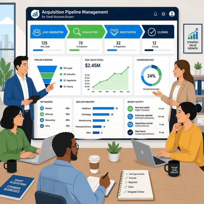 Acquisition Pipeline Management For Small Business Buyers