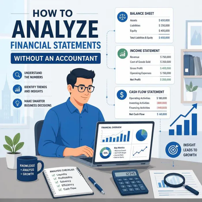 How to Analyze Financial Statements Without an Accountant