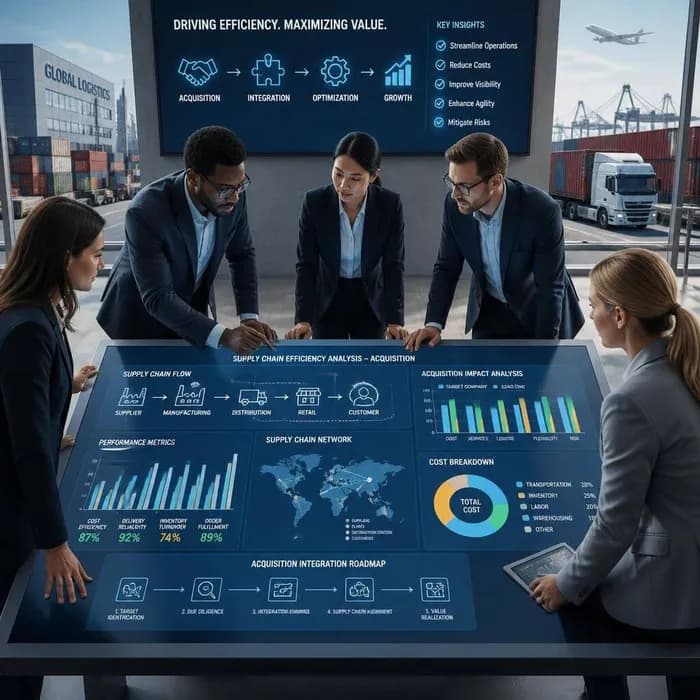 How to Analyze Supply Chain Efficiency in Acquisitions