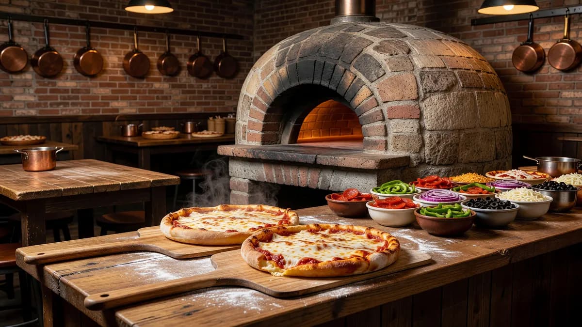 Beloved Neighborhood Pizza Place with Efficient Operations