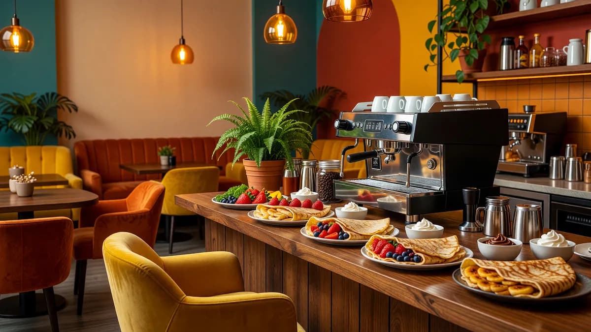 Established Gourmet Crêpe and Espresso Café with Strong Revenue