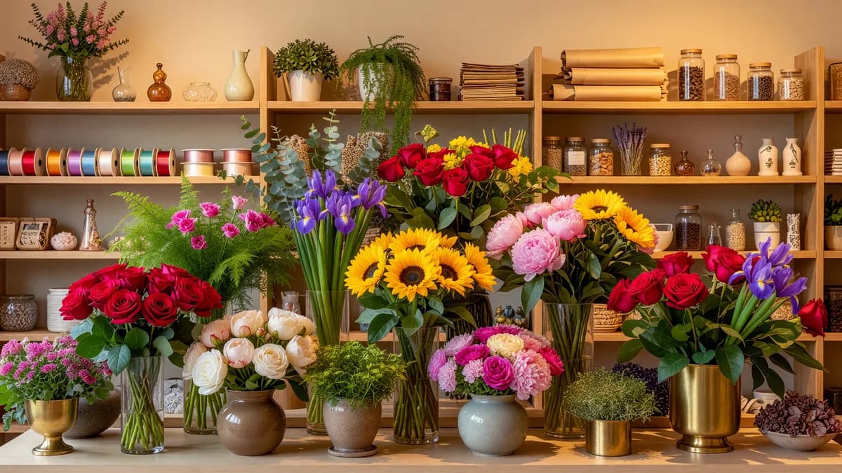 Flower Shop + E-Commerce Business for Sale – Sherman Oaks, CA