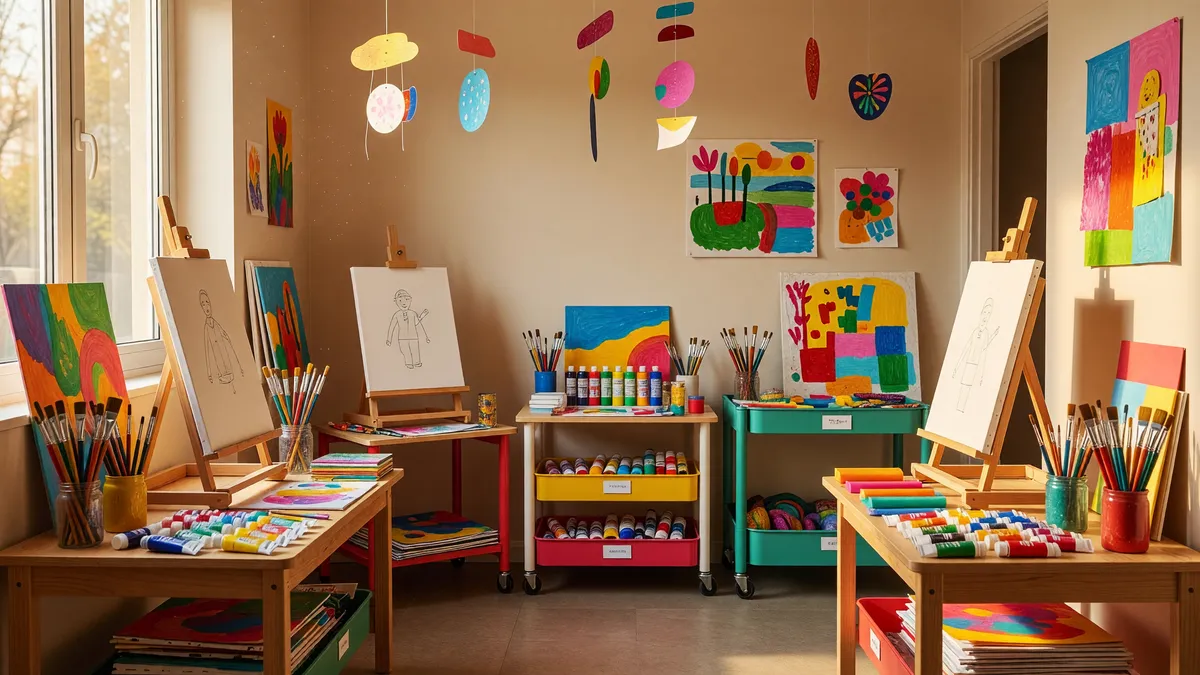 Mobile Art Education Business for Children